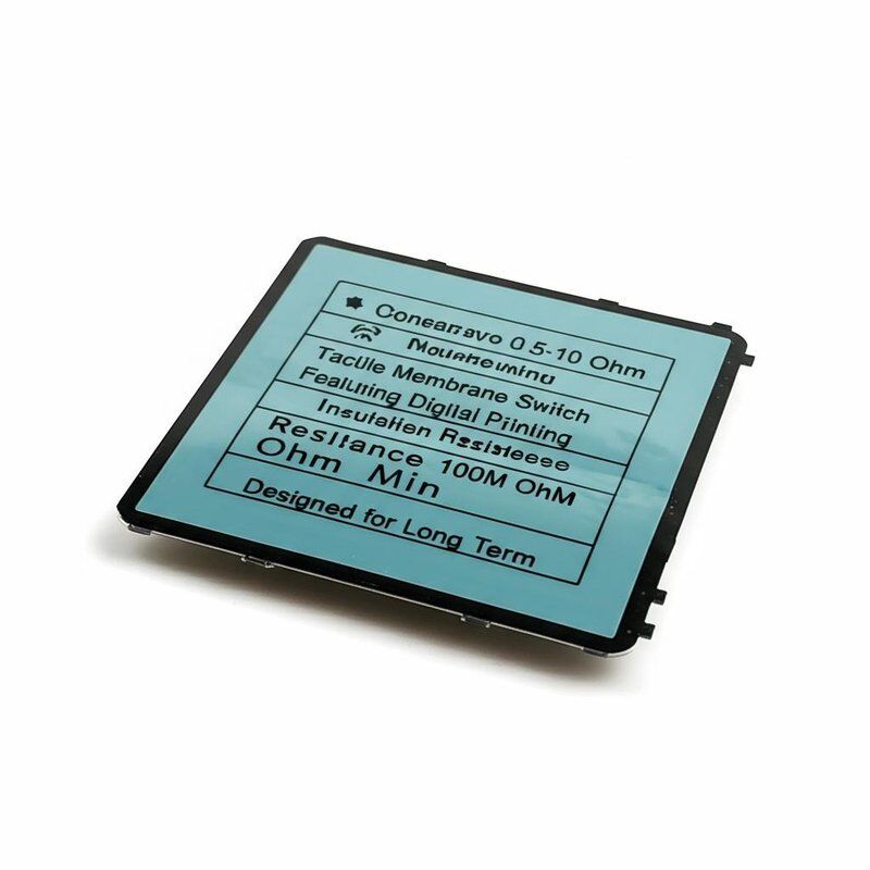 Contact Resistance 0.5-10 Ohm Tactile Membrane Switch Featuring Digital Printing and Insulation Resistance 100M Ohm Min Designed for Long Term