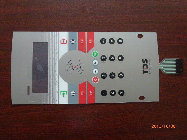 Waterproof Push Button Membrane Switch Overlay Graphics For Medical Equipment