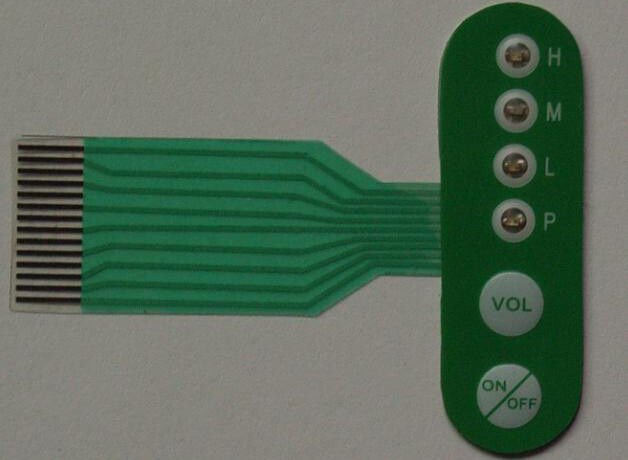 Eco Green PET / PC Single Membrane Switch / Metal Dome Membrane Switch