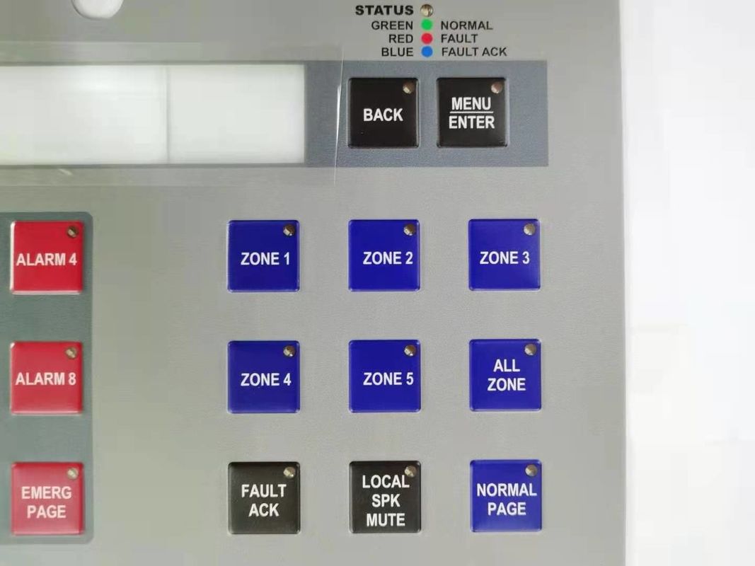 Pantone Color PET Embossed Membrane Switch With 3M Adhesive