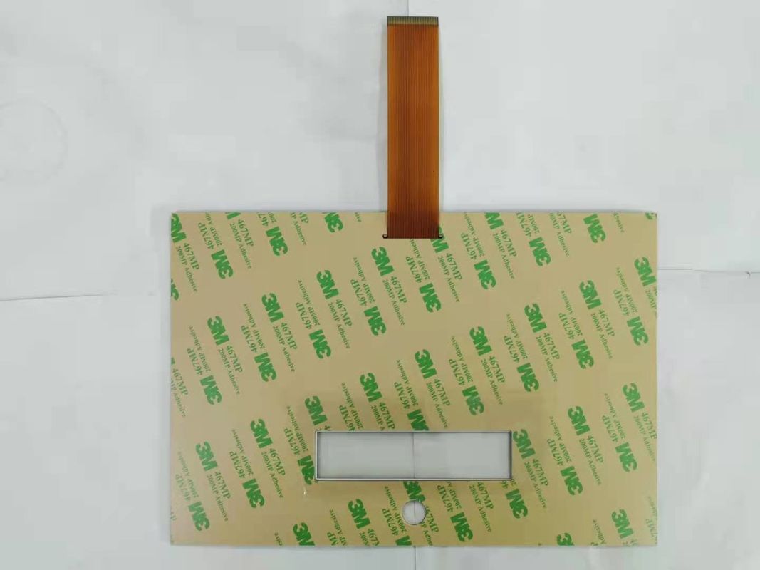 Pantone Color PET Embossed Membrane Switch With 3M Adhesive