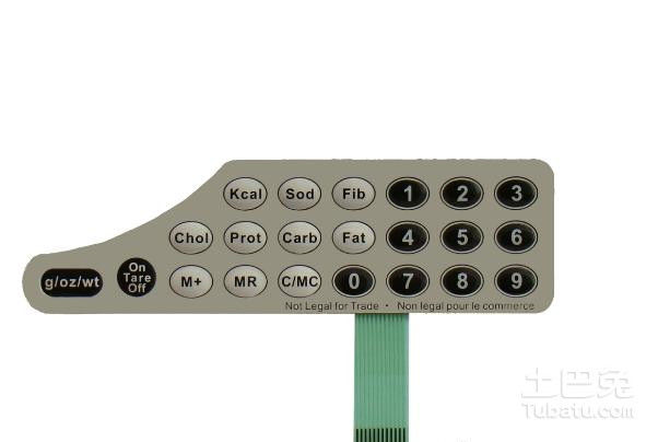 3M Adhesive PET Flexible Tactile Membrane Keyboard