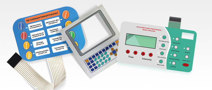 Custom 3M Adhesive Silk Printing Tactile Membrane Keypad